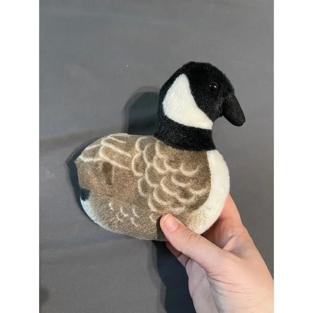Plush Canada Goose Stuffed Animal - Brown, Black & White